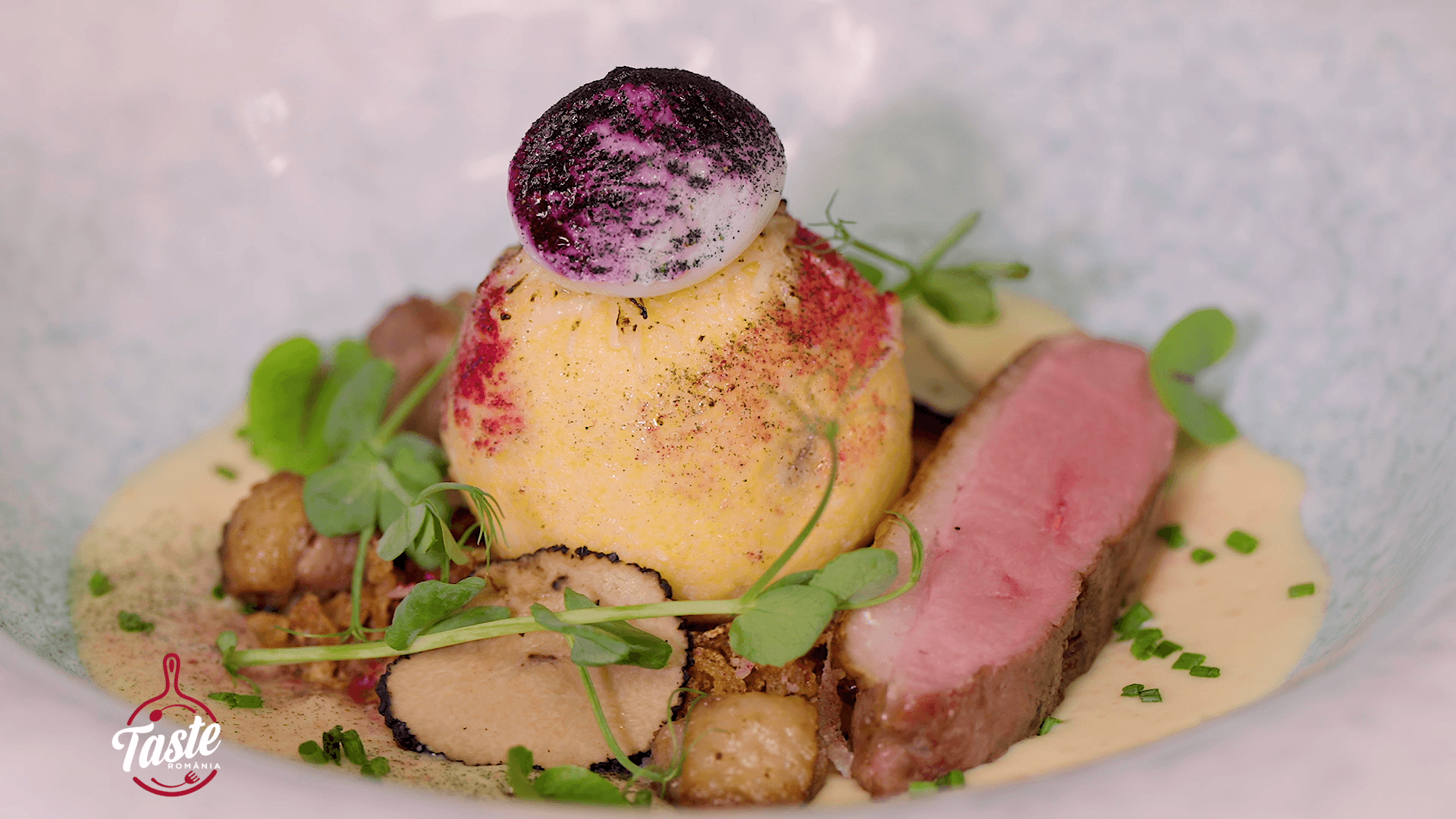 Bulz cu trufe și rață